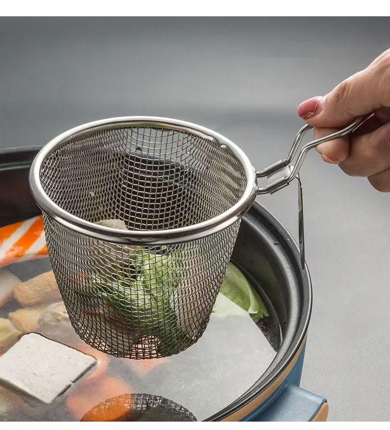 Stainless Steel Strainer Spoon Kitchen Skimmer