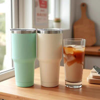 30oz Portable Insulated Car Tumbler