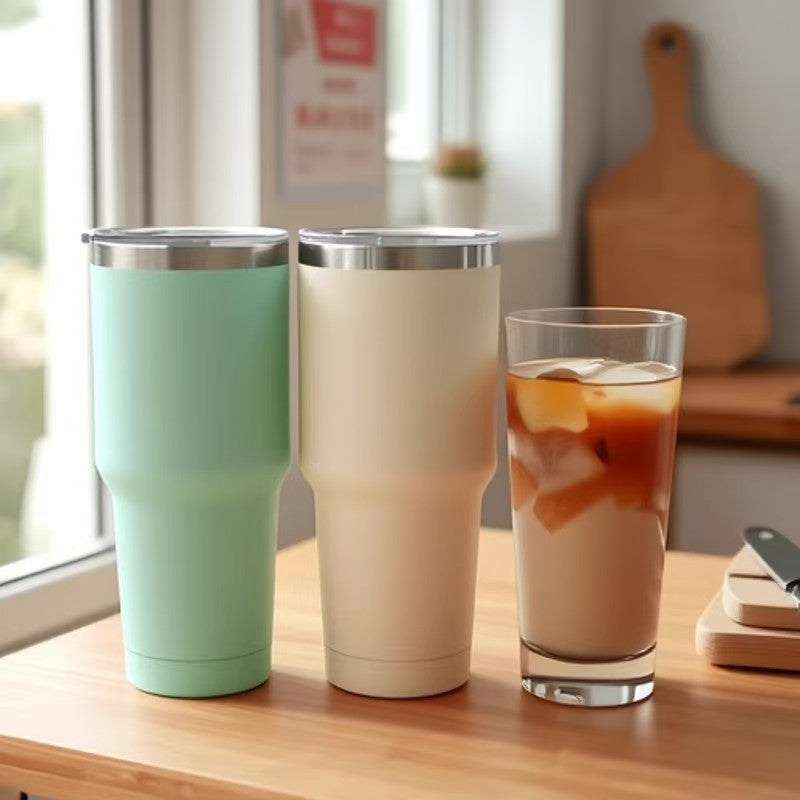 30oz Portable Insulated Car Tumbler