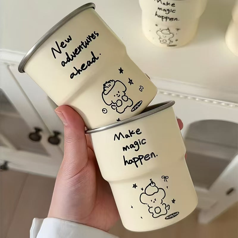 Cute Dog Stainless Steel Coffee Mug