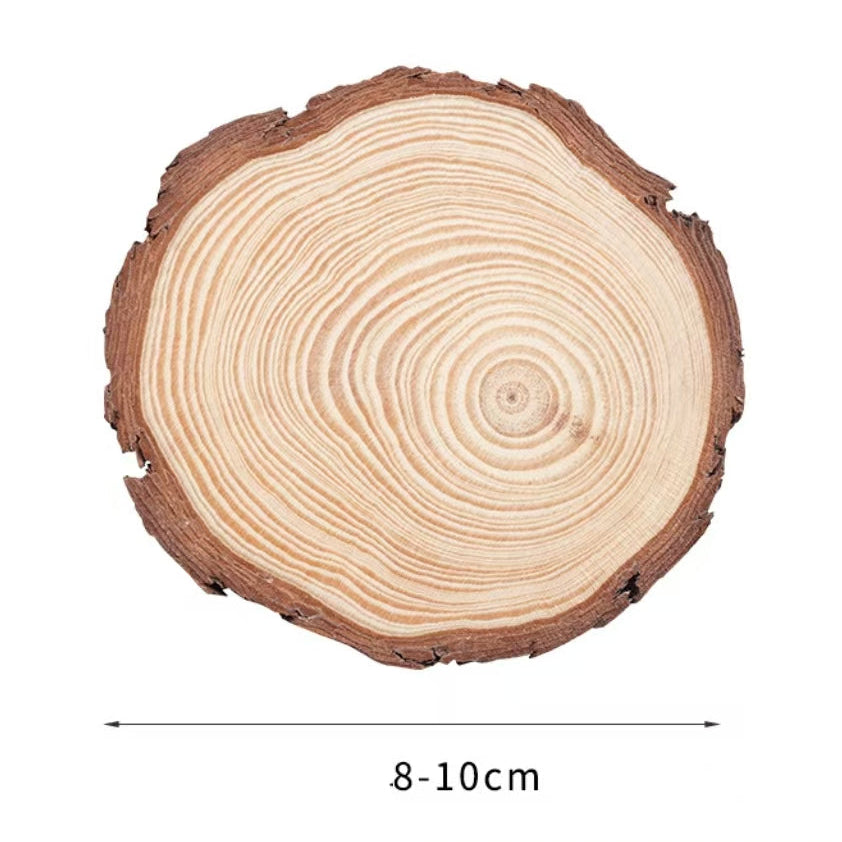 Pine Wood Candle Coaster