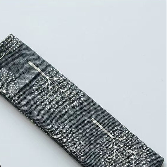 Japanese Style Cotton Linen Cutlery Pouch
