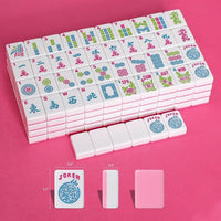 American Mahjong Set, Premium Melamine Tiles for Tabletop Gaming