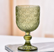 Vertical Striped Glass Tumbler for Water, Juice, Coffee and Home Dining