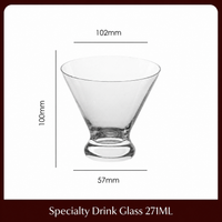 Nordic Glass Dessert Cup – Ice Cream, Yogurt & Sundae Bowl