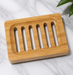 Bamboo Soap Dish Bathroom Moisture-Proof Draining Soap Holder Natural Wooden Soap Tray