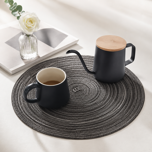 Farmhouse Round Placemat, Heat Resistant Table Decor