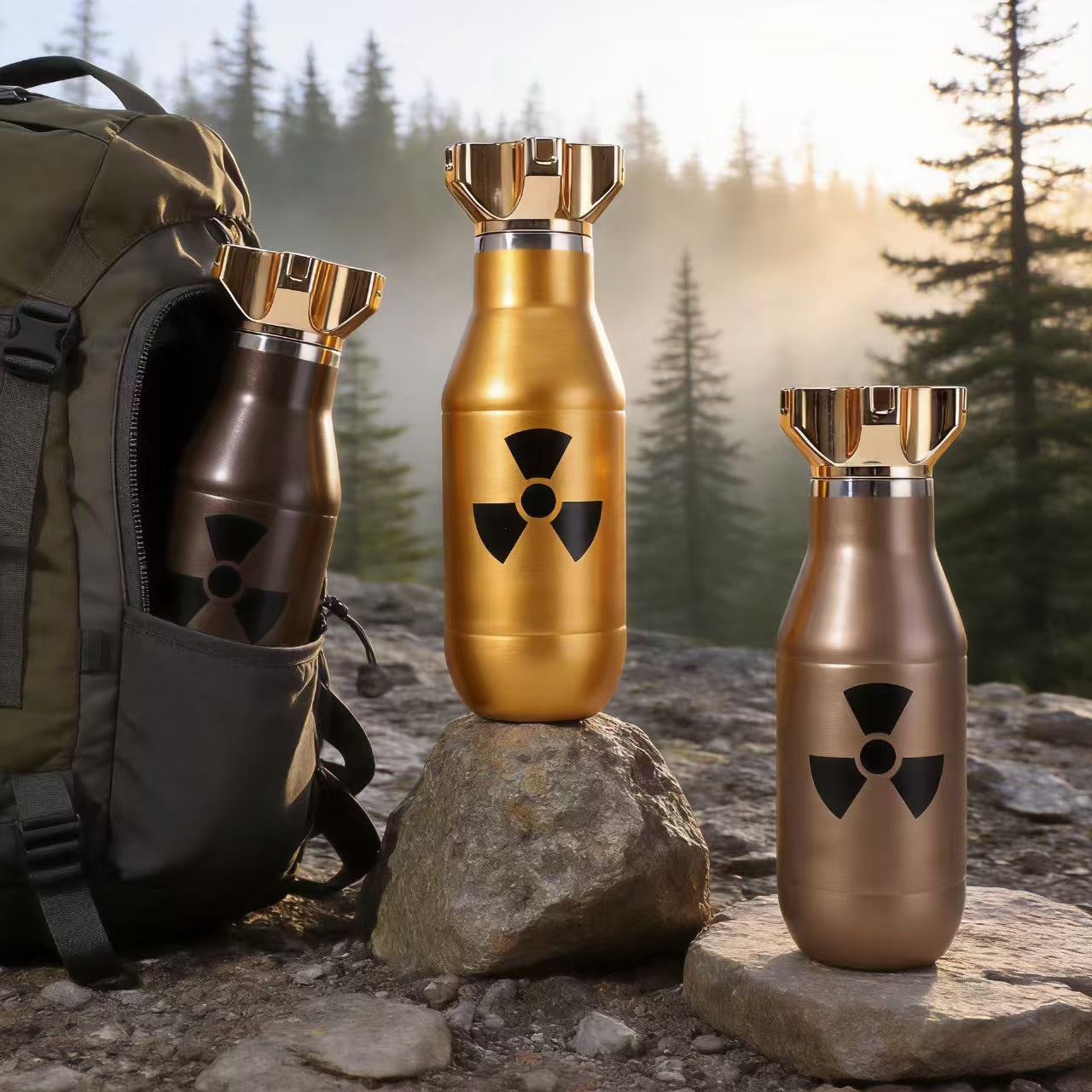 Missile Shape Double Wall Insulated Bottle