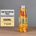 High Borosilicate Glass Sealed Bottle Heat Resistant Beverage Storage Jar