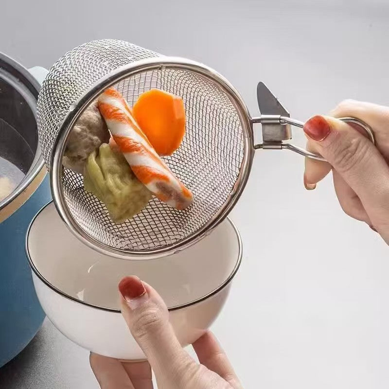 Stainless Steel Strainer Spoon Kitchen Skimmer