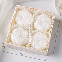 Peony Flower Scented Candle Set