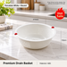Large Capacity Kitchen Drain Basket Plastic Fruit Vegetable Washing Colander