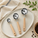 Stainless Steel Measuring Spoon with Wooden Handle