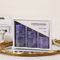 Colorful Handmade Taper Candle Set