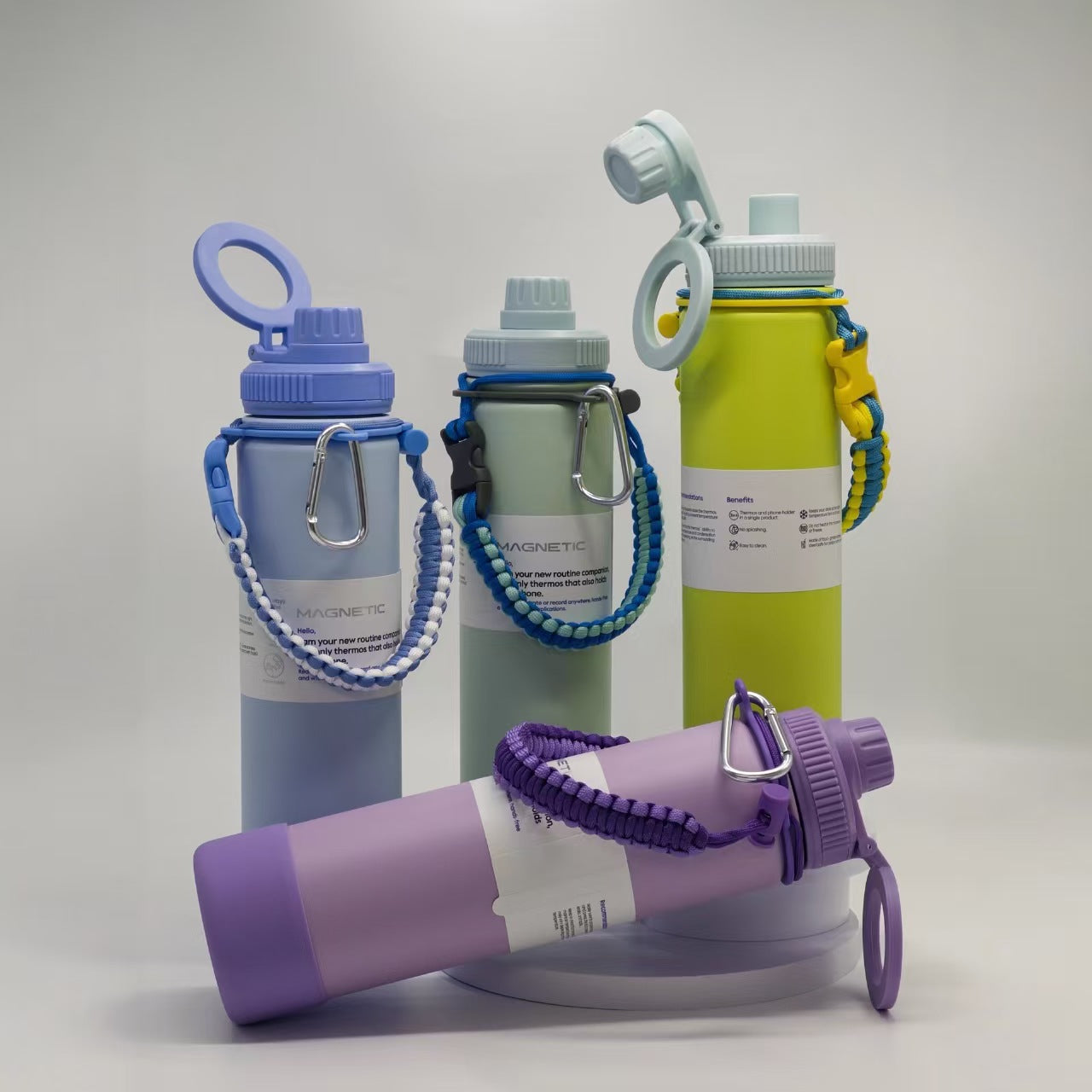 750ml Stainless Steel Insulated Water Bottle with Handle