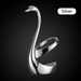 Decorative Swan Cutlery Holder – Zinc Alloy Utensil Stand, Optional 10-Piece Stainless Steel Spoon and Fork Set