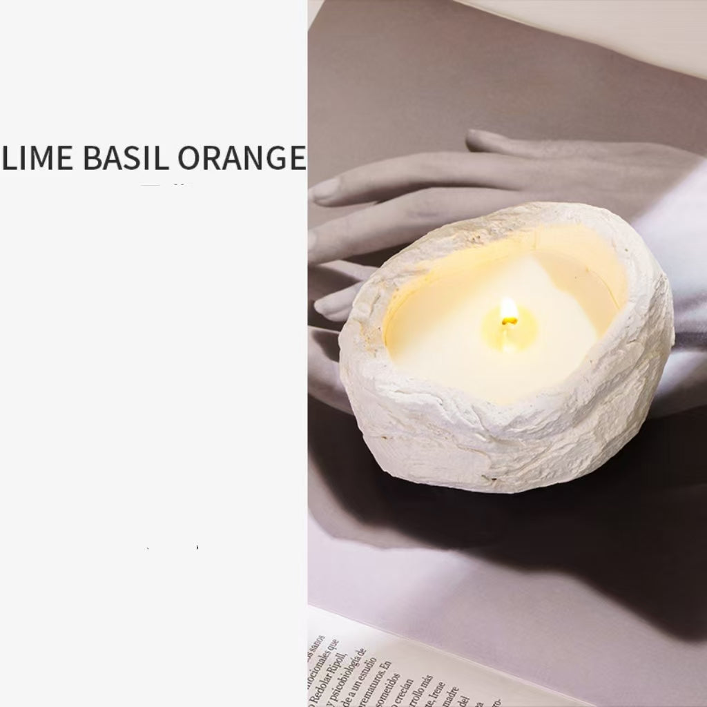 Bird Nest Plaster Cup Scented Candle