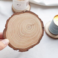 Pine Wood Candle Coaster
