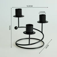 Candle Decor, Three-Headed Candleholder for Ambient Lighting