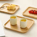 Bamboo Square Serving Tray Tea Snack Plate