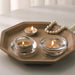 French Vintage Glass Candle Holder