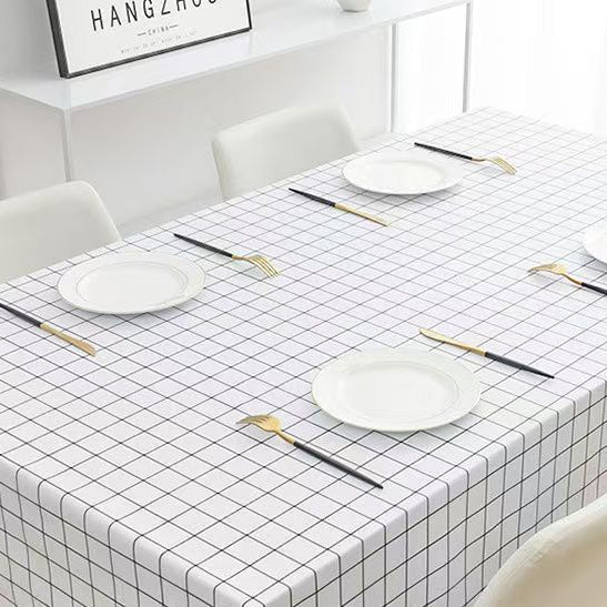 Easy Care PVC Waterproof Tablecloth 80x137cm