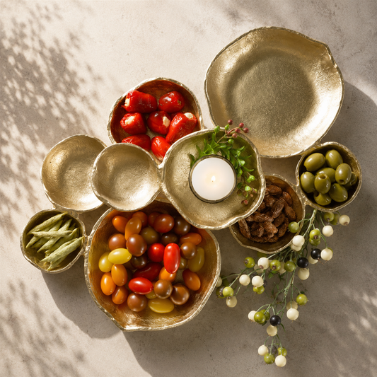 Cluster Serving Bowls Set – Modular Tableware for Dining & Gifts