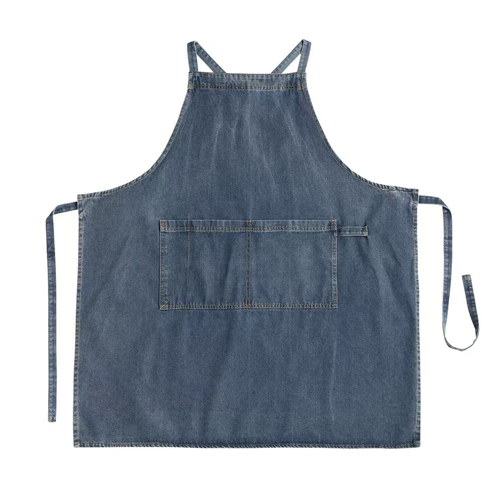 Thick Cotton Denim Apron