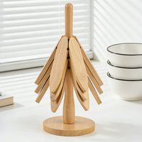 Tree-Shaped Heat Resistant Trivet Set