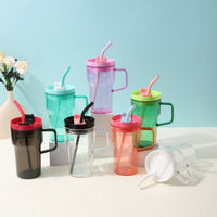 20oz Portable Plastic Tumbler with Handle