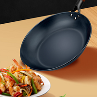 Nonstick Frying Pan with Wood Style Handle