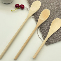 Natural Maple Wood Soup Spoon