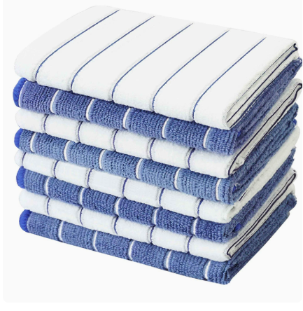 Striped Warp Knitted Kitchen Cleaning Cloth
