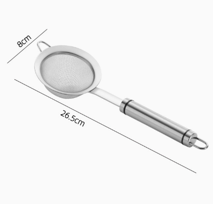 304 Stainless Steel Fine Mesh Strainer with Wooden Handle