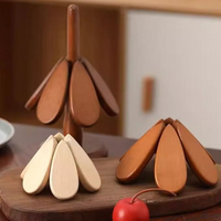Wooden Christmas Tree Trivet, Decorative Hot Pot Holder