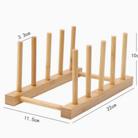 Wooden Coaster Holder Rack Tabletop Drink Coaster Storage Organizer Home Decor