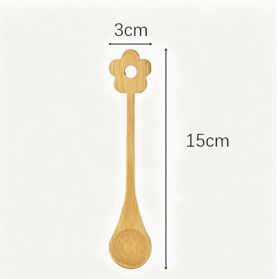 Cute Bamboo Cartoon Spoon