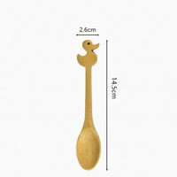Cute Bamboo Cartoon Spoon