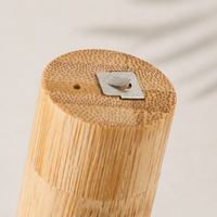 Bamboo Dental Floss Container – Portable Bamboo Floss Pick Storage Box Eco-Friendly Holder