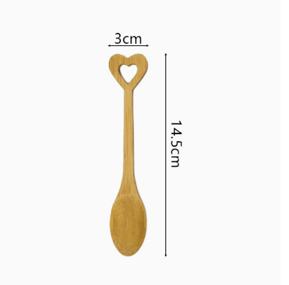 Cute Bamboo Cartoon Spoon