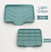 Silicone Sloped Soap Dish Holder – No-Drilling Drainage Storage Tray – Non-Slip Anti-Skid Soap Box