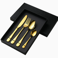 Stainless Steel 4-Piece Flatware Set
