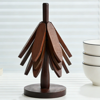 Tree-Shaped Heat Resistant Trivet Set