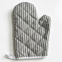 Canvas Heat Resistant Oven Mitt, Fresh Style Microwave Glove