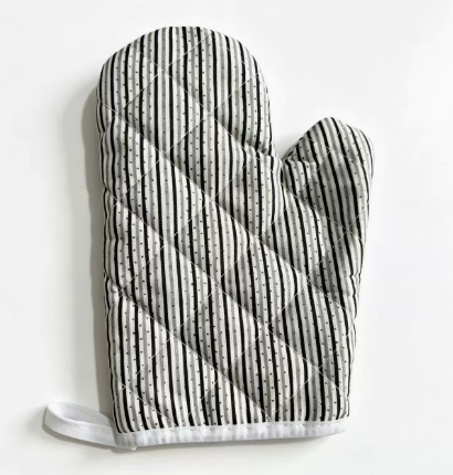 Canvas Heat Resistant Oven Mitt, Fresh Style Microwave Glove