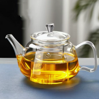 Glass Teapot for Tea Brewing