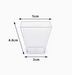 2 oz Disposable Square Plastic Cups