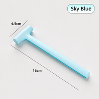Building Block Hammer Metal Head Mini Mallet Assembly Connecting Compatible Brick Helper Tool Walnut Hammer