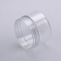 100ml PET Transparent Cream Jar – Empty Wide Mouth Cosmetic Container for Face Cream