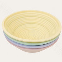 Silicone Bread Proofing Basket, Heat Resistant Foldable Dough Fermentation Bowl